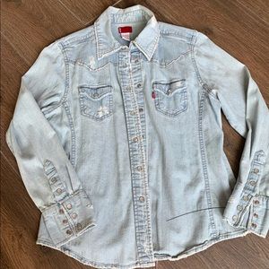 Levi's | Distressed Jean Shirt